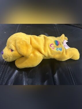 Lisa Frank Yellow Plush Dog Casey Plush Toy